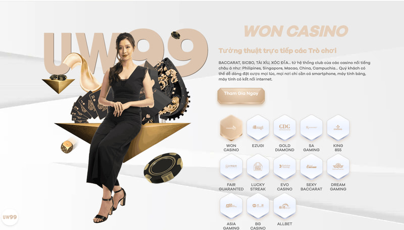 sảnh live casino tại uw99